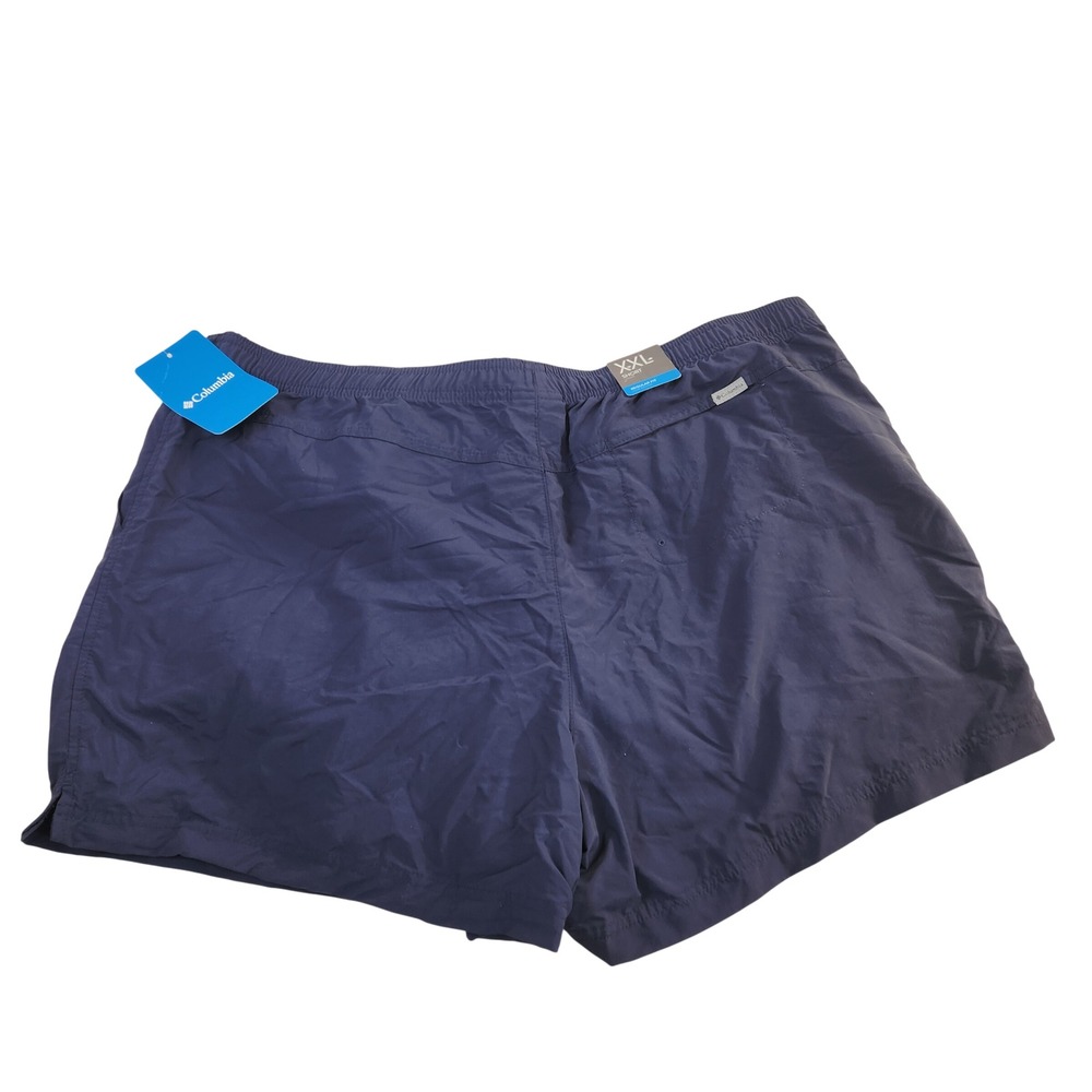 NEW Columbia Sandy River Shorts Womens XXL Navy Blue Nylon Hiking AL4573-591 NWT